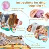 imageDino Fossil Eggs Dinosaur Toys  12 Dinosaur Eggs Dig Excavation Kit w Play Mat for Kids Ages 57 Easter Basket Essentials STEM Toy Christmas Birthday Gift for Boys Girls 3 4 5 6 7 8  813 Years OldMulticolor