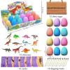 imageDinosaur Eggs Dig Kit Toys  12 Dino Easter Eggs Fossil Eggs Excavation Kit for Kids Easter Party Favor Basket Stuffers STEM Toy Christmas Birthday Gift for Boys Girls Age 3 4 5 6 7 8 9 10  Years Old