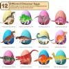 imageDinosaur Eggs Dig Kit Toys  12 Dino Easter Eggs Fossil Eggs Excavation Kit for Kids Easter Party Favor Basket Stuffers STEM Toy Christmas Birthday Gift for Boys Girls Age 3 4 5 6 7 8 9 10  Years Old