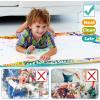 imageJasonwell Aqua Water Doodle Mat 31x31 Inches Large Magic Drawing Doodling Mat Coloring Mat Educational Toys Christmas Birthday Gifts for Kids Toddler Boys Girls Age 2 3 4 5 6 7 8 Year Old AlphabetDinosaur 60X40