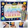 imageJasonwell Aqua Water Doodle Mat 31x31 Inches Large Magic Drawing Doodling Mat Coloring Mat Educational Toys Christmas Birthday Gifts for Kids Toddler Boys Girls Age 2 3 4 5 6 7 8 Year Old AlphabetGalaxy 48X36