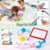 imageJasonwell Aqua Water Doodle Mat 31x31 Inches Large Magic Drawing Doodling Mat Coloring Mat Educational Toys Christmas Birthday Gifts for Kids Toddler Boys Girls Age 2 3 4 5 6 7 8 Year Old AlphabetDinosaur 60X40