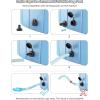 imageJasonwell Drain Caps Hose Adapter Foldable Dog Pool