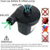 imageJasonwell Electric Air Pump Portable QuickFill AC DC Inflator Deflator Pump for Air Mattress Inflatables Pool Floats Water Toy Raft Bed Boat Pool Toy with Nozzles 110240 VACDC