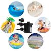 imageJasonwell Electric Air Pump Portable QuickFill AC DC Inflator Deflator Pump for Air Mattress Inflatables Pool Floats Water Toy Raft Bed Boat Pool Toy with Nozzles 110240 VACDC