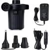imageJasonwell Electric Air Pump Portable QuickFill AC DC Inflator Deflator Pump for Air Mattress Inflatables Pool Floats Water Toy Raft Bed Boat Pool Toy with Nozzles 110240 VACDC