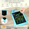 imageJasonwell LCD Drawing Writing Tablet  Drawing Pad Doodle Board for Kids Toddlers Drawing Toy Educational Learning Toys Christmas Birthday Gift 2 3 4 5 6 7 8 Year Old Girls Boys White UnicornBlue