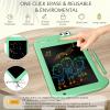 imageJasonwell LCD Writing Tablet Kids  Drawing Pad Doodle Board for Kids Toddlers Drawing Toy Educational Learning Toys Christmas Birthday Gift 2 3 4 5 6 7 8 Year Old Girls Boys DinoampampUnicornGreen
