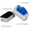 imageJasonwell Magnetic Aquarium Fish Tank Glass Algae Glass Cleaner Scrubber Floating Clean BrushSBlue