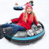 imageJasonwell Snow Tube Inflatable Snow Sled Toboggan Snow Toys for Kids and Adults Heavy Duty 47 Inch Inflatable Snow Tube Winter Outdoor Toys for Kids and Adults