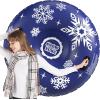 imageJasonwell Snow Tube Inflatable Snow Sled Toboggan Snow Toys for Kids and Adults Heavy Duty Inflatable Snow Tube Winter Outdoor Toys for Kids Toddlers Adults