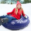 imageJasonwell Snow Tube Inflatable Snow Sled Toboggan Snow Toys for Kids and Adults Heavy Duty Inflatable Snow Tube Winter Outdoor Toys for Kids Toddlers Adults