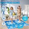 imageKids Dance Mat Toys  2Player Dance Pad Gifts for Girls Boys Toddlers 3 4 5 6 7 8 9  Year Old Electronic Dancing Mat Floor Games Toy with Music Light Christmas Birthday Gift Purple2playerBlue