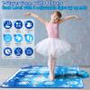 imageKids Dance Mat Toys  2Player Dance Pad Gifts for Girls Boys Toddlers 3 4 5 6 7 8 9  Year Old Electronic Dancing Mat Floor Games Toy with Music Light Christmas Birthday Gift Purple2playerBlue