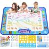 imageJasonwell Aqua Water Doodle Mat 31x31 Inches Large Magic Drawing Doodling Mat Coloring Mat Educational Toys Christmas Birthday Gifts for Kids Toddler Boys Girls Age 2 3 4 5 6 7 8 Year Old AlphabetAlphabet 40X32