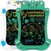 imageJasonwell LCD Writing Tablet Kids  Drawing Pad Doodle Board for Kids Toddlers Drawing Toy Educational Learning Toys Christmas Birthday Gift 2 3 4 5 6 7 8 Year Old Girls Boys DinoampampUnicornGreenwhite