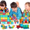 imageJasonwell 65pcs Magnetic Tiles Building Blocks Set for Boys Girls Preschool Educational Magnet Construction Kit Stacking STEM Toys Christmas Birthday Gift for Kids Toddler 3 4 5 6 7 8 9 10  Year Old65 PCS