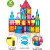 imageJasonwell 65pcs Magnetic Tiles Building Blocks Set for Boys Girls Preschool Educational Magnet Construction Kit Stacking STEM Toys Christmas Birthday Gift for Kids Toddler 3 4 5 6 7 8 9 10  Year Old100 PCS