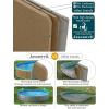 imageJasonwell Foldable Dog Pet Bath Pool Collapsible Dog Pet Pool Bathing Tub Kiddie Pool Doggie Wading Pool for Puppy Small Medium Large Dogs Cats and Kids 48quot GreyMdf Wood Gray