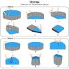 imageJasonwell Foldable Dog Pet Bath Pool Collapsible Dog Pet Pool Bathing Tub Kiddie Pool Doggie Wading Pool for Puppy Small Medium Large Dogs Cats and Kids 48quot GreyMdf Wood Gray