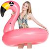 imageJasonwell Giant Inflatable Flamingo Pool Floats Party Float Tube with Fast Valves Summer Beach Swimming Pool Lounge Raft Decorations Toys for Adults ampamp KidsFlamingo