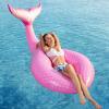 imageJasonwell Giant Inflatable Mermaid Tail Pool Float with Fast Valves Summer Beach Swimming Pool Party Lounge Raft Decorations Toys for Adults Kids GreenPink  L