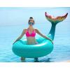 imageJasonwell Giant Inflatable Mermaid Tail Pool Float with Fast Valves Summer Beach Swimming Pool Party Lounge Raft Decorations Toys for Adults Kids GreenGreen XL