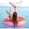 imageJasonwell Giant Inflatable Mermaid Tail Pool Float with Fast Valves Summer Beach Swimming Pool Party Lounge Raft Decorations Toys for Adults Kids GreenPink  L