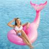 imageJasonwell Giant Inflatable Mermaid Tail Pool Float with Fast Valves Summer Beach Swimming Pool Party Lounge Raft Decorations Toys for Adults Kids GreenPink  L