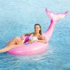 imageJasonwell Giant Inflatable Mermaid Tail Pool Float with Fast Valves Summer Beach Swimming Pool Party Lounge Raft Decorations Toys for Adults Kids GreenPink  L