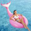 imageJasonwell Giant Inflatable Mermaid Tail Pool Float with Fast Valves Summer Beach Swimming Pool Party Lounge Raft Decorations Toys for Adults Kids GreenPink  L
