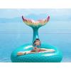 imageJasonwell Giant Inflatable Mermaid Tail Pool Float with Fast Valves Summer Beach Swimming Pool Party Lounge Raft Decorations Toys for Adults Kids GreenGreen XL