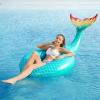 imageJasonwell Giant Inflatable Mermaid Tail Pool Float with Fast Valves Summer Beach Swimming Pool Party Lounge Raft Decorations Toys for Adults Kids GreenGreen  L