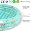 imageJasonwell Inflatable Baby Kiddie Pool  Toddler Pool Kids Paddling Baby Swimming Pools Blow Up Ball Pit Infant Wading Pools for Backyard Piscina Inflable para Nios 51in Unicorn59 Unicorn
