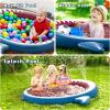 imageJasonwell Inflatable Kiddie Pool Sprinkler  Splash Pad for Kids Toddler Pool Outside Children Ball Pit Pirate Ship Baby Pool Swimming Wading Pool Summer Outdoor Water Toys for Boys Girls DogsShark