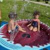 imageJasonwell Inflatable Kiddie Pool Sprinkler  Splash Pad for Kids Toddler Pool Outside Children Ball Pit Pirate Ship Baby Pool Swimming Wading Pool Summer Outdoor Water Toys for Boys Girls DogsShark
