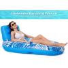 imageJasonwell Inflatable Pool Float Adult  Pool Floaties Lounger Floats Raft Floating Chair Water Floaty for Swimming Pool Lake Lounge Float with Cup Holders Beach Pool Party Toys for Adults KidsBlue