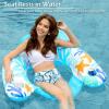 imageJasonwell Inflatable Pool Float Chair  2 Pack Pool Floaties Chair Floats Loungers for Swimming Pools Floating Lounger with Cup Holders Toy Party Floaties for Adults LXLarge