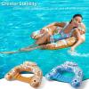 imageJasonwell Inflatable Pool Float Chair  2 Pack Pool Floaties Chair Floats Loungers for Swimming Pools Floating Lounger with Cup Holders Toy Party Floaties for Adults LXLarge