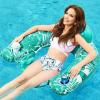 imageJasonwell Inflatable Pool Float Chair  2 Pack Pool Floaties Chair Floats Loungers for Swimming Pools Floating Lounger with Cup Holders Toy Party Floaties for Adults LXLarge