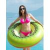 imageJasonwell Inflatable Pool Floats Kids  3 Pack Floaties Pool Tubes Swim Rings Fruit Water Floaty Watermelon Kiwi Orange Inflatable Pool Toys Float for Swimming Pool Party Lake Beach Kids AdultsKiwi 1 PACK for Adults