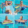 imageJasonwell Inflatable Pool Hammock Float  2 Pack Water Hammock Pool Floaties MultiPurpose Saddle Lounge Chair Drifter 4 in 1 Lake Beach Floating Loungers Swimming Pool Floats Toys for Adults