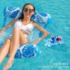 imageJasonwell Inflatable Pool Hammock Float  2 Pack Water Hammock Pool Floaties MultiPurpose Saddle Lounge Chair Drifter 4in1 Lake Beach Floating Loungers Swimming Pool Floats Rafts Toys for Adults XL