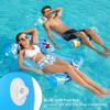 imageJasonwell Inflatable Pool Hammock Float  2 Pack Water Hammock Pool Floaties MultiPurpose Saddle Lounge Chair Drifter 4in1 Lake Beach Floating Loungers Swimming Pool Floats Rafts Toys for Adults XL