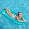 imageJasonwell Inflatable Pool Lounger Float  Pool Float Stable Relaxing Water Hammock Floatie for Swimming Pool Tanning Lounge Floating Pool Party Toy for Adults Kids Blue w MeshPool Float w Mesh