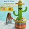imageJasonwell Inflatable Pool Party Cooler  Rainbow Cloud Drink Holder Luau Hawaiian Tropical Beach Themed Birthday Easter Party Decorations Favors Supplies Decor Blow Up Drink Cooler Outdoor Kids AdultsFiesta Cactus