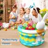 imageJasonwell Inflatable Pool Party Cooler  Rainbow Cloud Drink Holder Luau Hawaiian Tropical Beach Themed Birthday Easter Party Decorations Favors Supplies Decor Blow Up Drink Cooler Outdoor Kids AdultsBunny