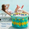 imageJasonwell Inflatable Pool Party Cooler  Rainbow Cloud Drink Holder Luau Hawaiian Tropical Beach Themed Birthday Easter Party Decorations Favors Supplies Decor Blow Up Drink Cooler Outdoor Kids AdultsBunny