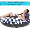 imageJasonwell Inflatable River Tube Float  Heavy Duty River Float Pool Floats Lake Premium Water Tubes for Floating Recreational River Raft Lounge Floaties with 2 Cup Holders for AdultDarkblue