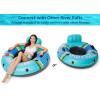 imageJasonwell Inflatable River Tube Float  Heavy Duty River Float Pool Floats Lake Premium Water Tubes for Floating Recreational River Raft Lounge Floaties with 2 Cup Holders for AdultCyan